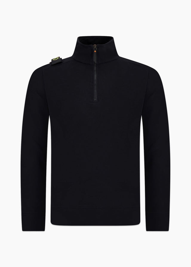 MA.Strum Truien Training quarter zip sweatshirt - black