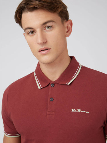 Ben Sherman Polo's Signature polo - maroon