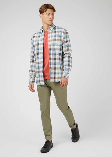 Ben Sherman T-shirts Signature pocket tee - raspberry