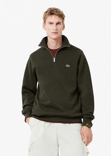Lacoste Truien Sweater half zip - sapwood