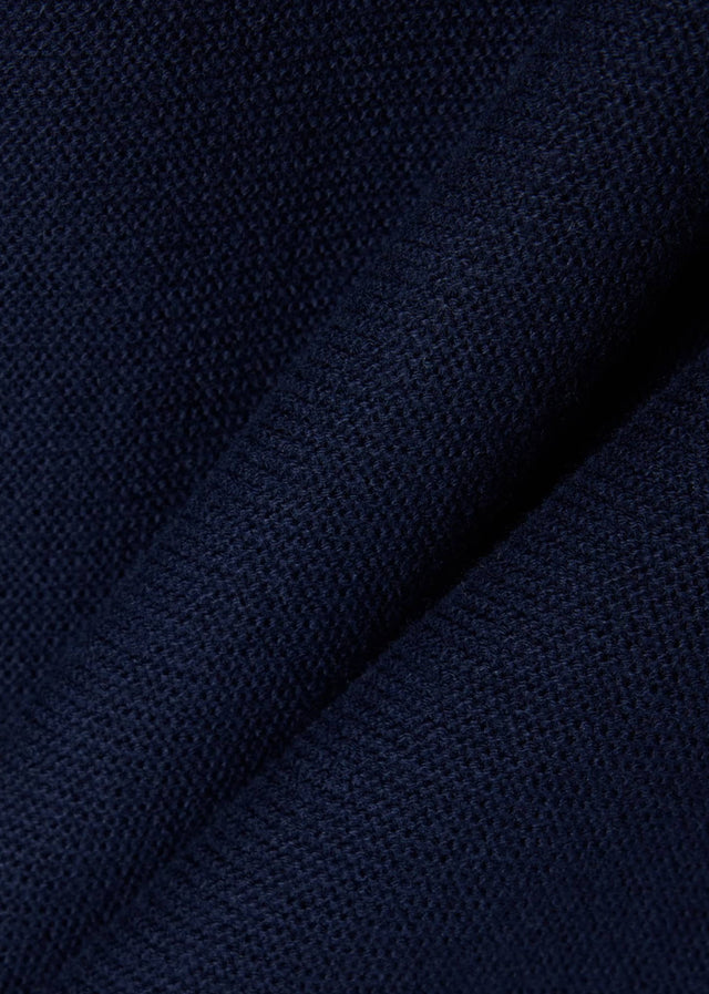 Lacoste Longsleeve Polo's Knitted long sleeve polo sweater - navy blue