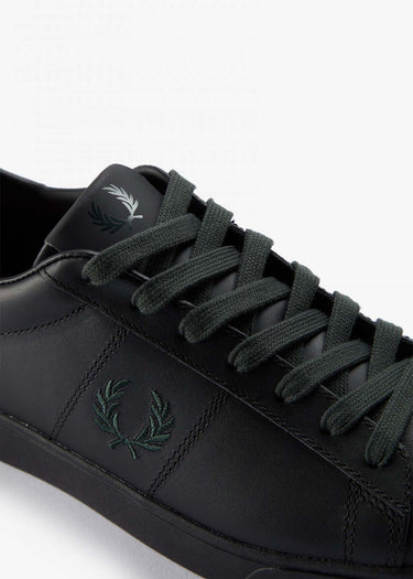 Fred Perry Schoenen Spencer leather - black night green