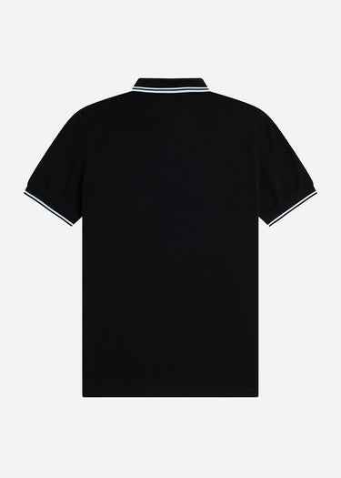 Fred Perry Polo's Twin tipped fred perry shirt - black light ice