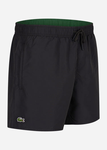 Lacoste Zwembroeken Swimming trunks - black green