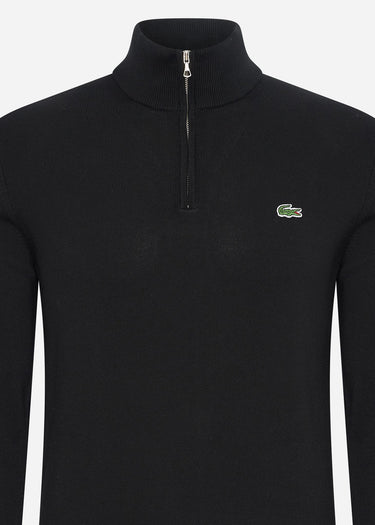 Lacoste Truien Zip sweater - black