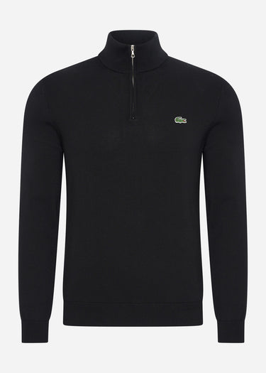 Lacoste Truien Zip sweater - black