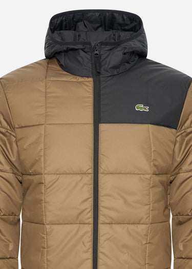 Lacoste Jassen Puffer jacket - cookie black