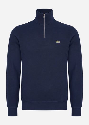 Lacoste Truien Sweater half zip - navy blue