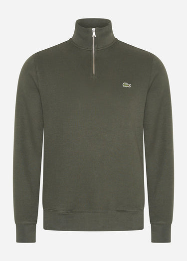 Lacoste Truien Sweater half zip - sapwood