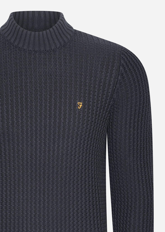 Farah Truien Sweater burlington fisherman - true navy