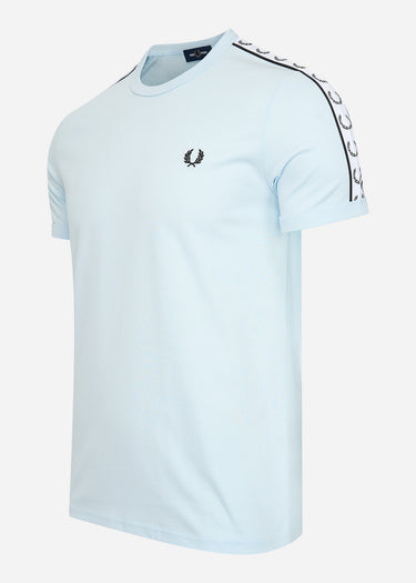 Fred Perry T-shirts Taped ringer t-shirt - light ice