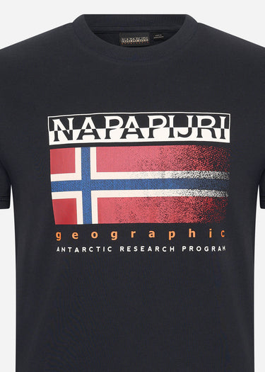 Napapijri T-shirts Kreis t-shirt - black