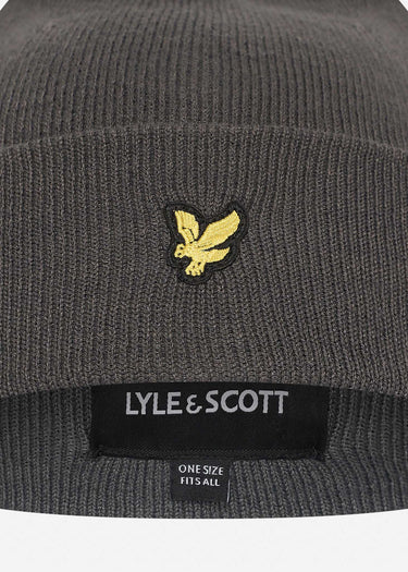 Lyle & Scott Mutsen Beanie - gunmetal