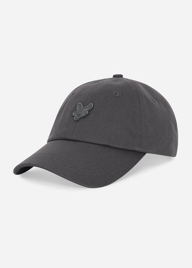 Lyle & Scott Petten Tonal eagle baseball cap - gunmetal