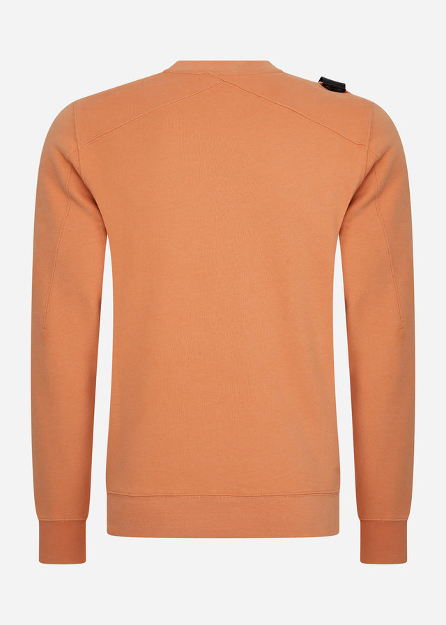 MA.Strum Truien Core crew sweat - coral gold