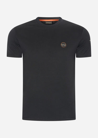 Napapijri T-shirts Badge t-shirt - black