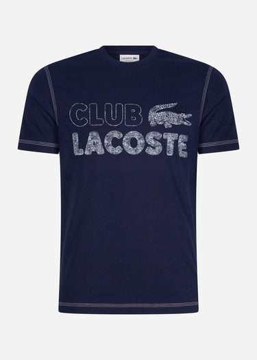 Lacoste T-shirts Club lacoste t-shirt - navy blue