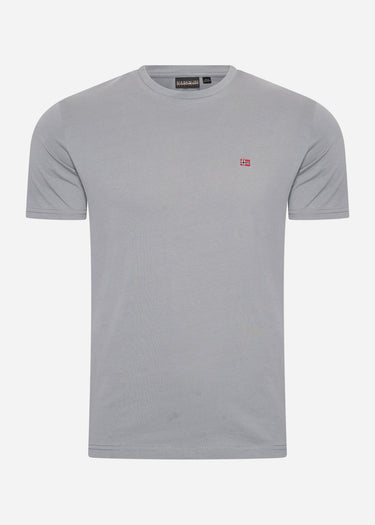 Napapijri T-shirts Salis ss sum t-shirt - grey owl