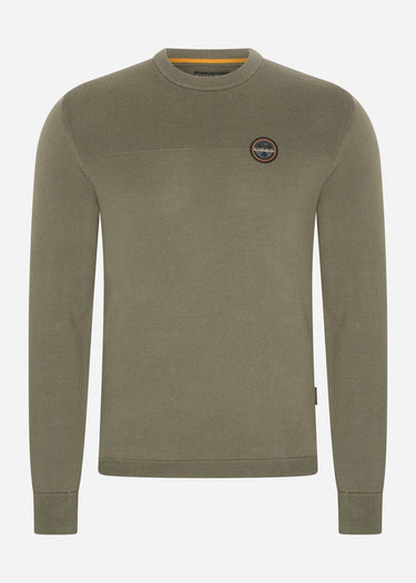 Napapijri Truien Derri crewneck sweater - green urban