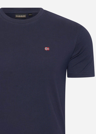 Napapijri T-shirts Salis ss sum t-shirt - blue marine