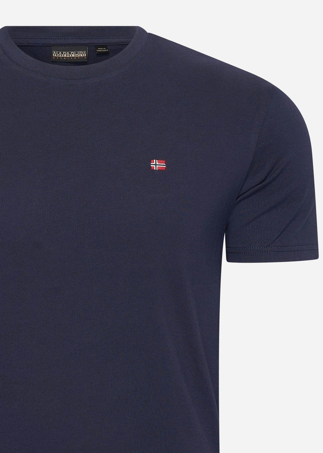 Napapijri T-shirts Salis ss sum t-shirt - blue marine