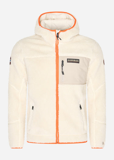 Napapijri Jassen Yupik full zip hoodie - whitecap gray