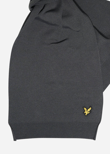 Lyle & Scott Sjaals Scarf - gunmetal