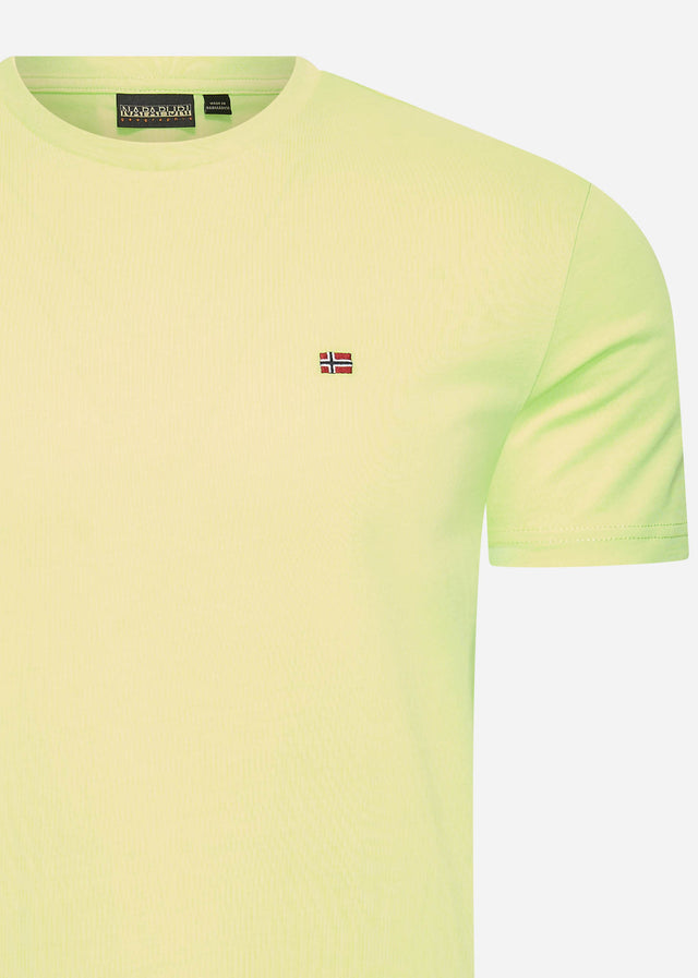 Napapijri T-shirts Salis ss sum t-shirt - yellow sunny