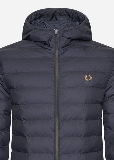 Fred Perry Jassen Hooded insulated jacket - navy