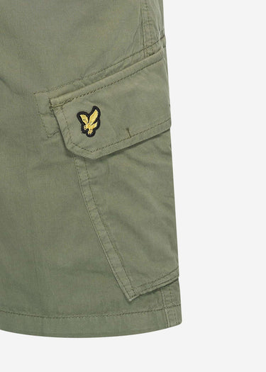 Lyle & Scott Korte Broeken Bestseller Wembley cargo short - sage green