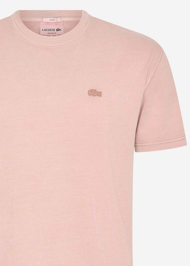 Lacoste T-shirts Tone tee - eco pink