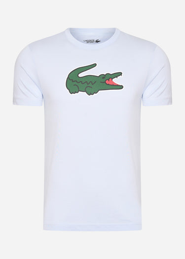 Lacoste T-shirts Tee logo - phoenix blue green white