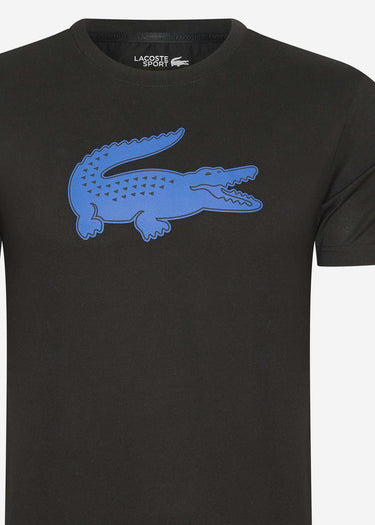 Lacoste T-shirts Printed t-shirt - black ladigue