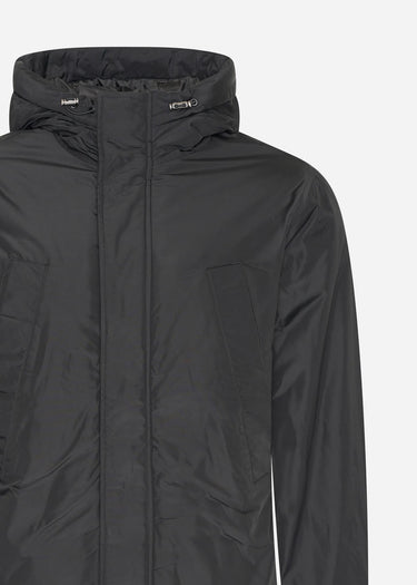 Lyle & Scott Jassen Lyle and Scott Longline parka - jet black