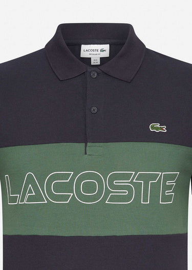 Lacoste Polo's Colorblock polo - abysm sequoia