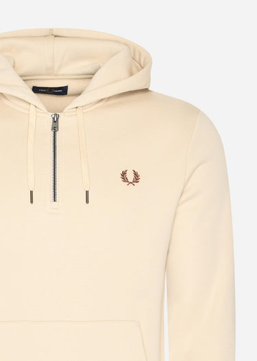 Fred Perry Truien Hooded fleece back sweatshirt - oatmeal