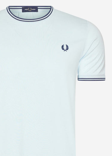 Fred Perry T-shirts Twin tipped t-shirt - lgice mdnghblue