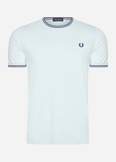 Fred Perry T-shirts Twin tipped t-shirt - lgice mdnghblue