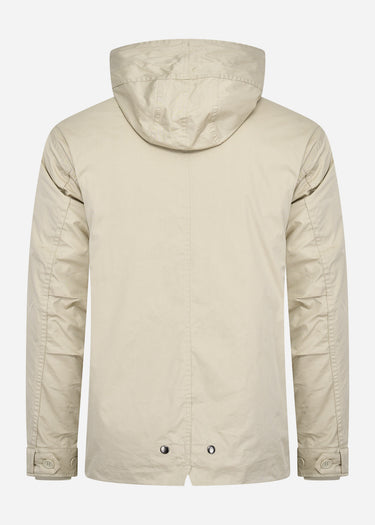 Fred Perry Jassen Short padded parka - light oyster