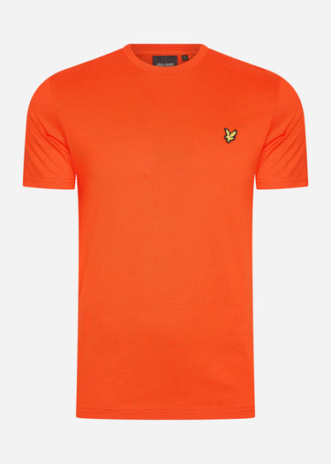 Lyle & Scott T-shirts Plain t-shirt - tangerine tango