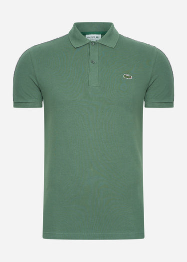 Lacoste Polo's Contrast stripe polo - sequoia