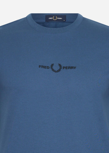 Fred Perry T-shirts Embroidered t-shirt - midnight blue