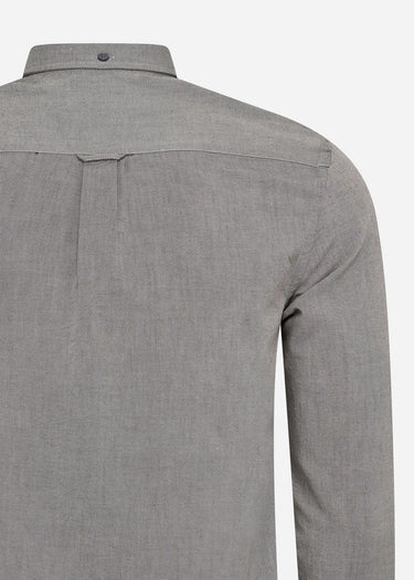 Lyle & Scott Overhemden Regular fit light weight oxford shirt - cove mountain moss