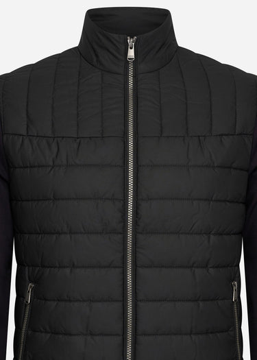 Barbour International Truien Counter quilted sweat - black