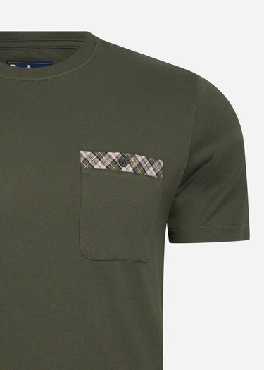 Barbour T-shirts Durness pocket tee - olive