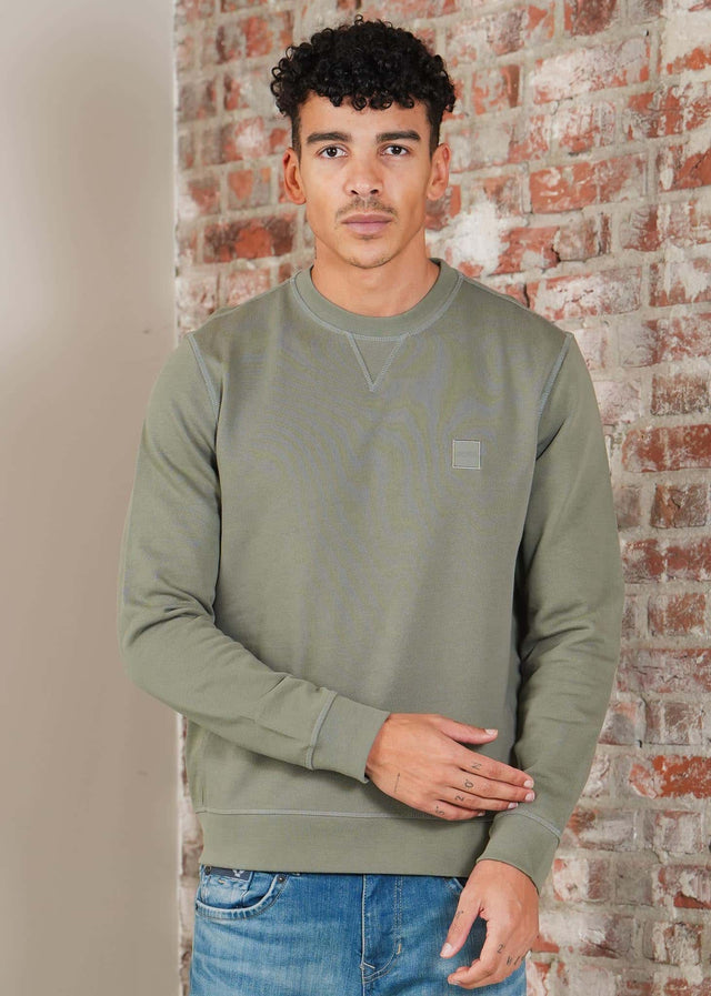Hugo Boss Truien Westart - open grey 076