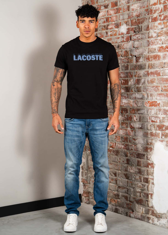 Lacoste T-shirts Regular fit ultra dry training t-shirt - black aphylla