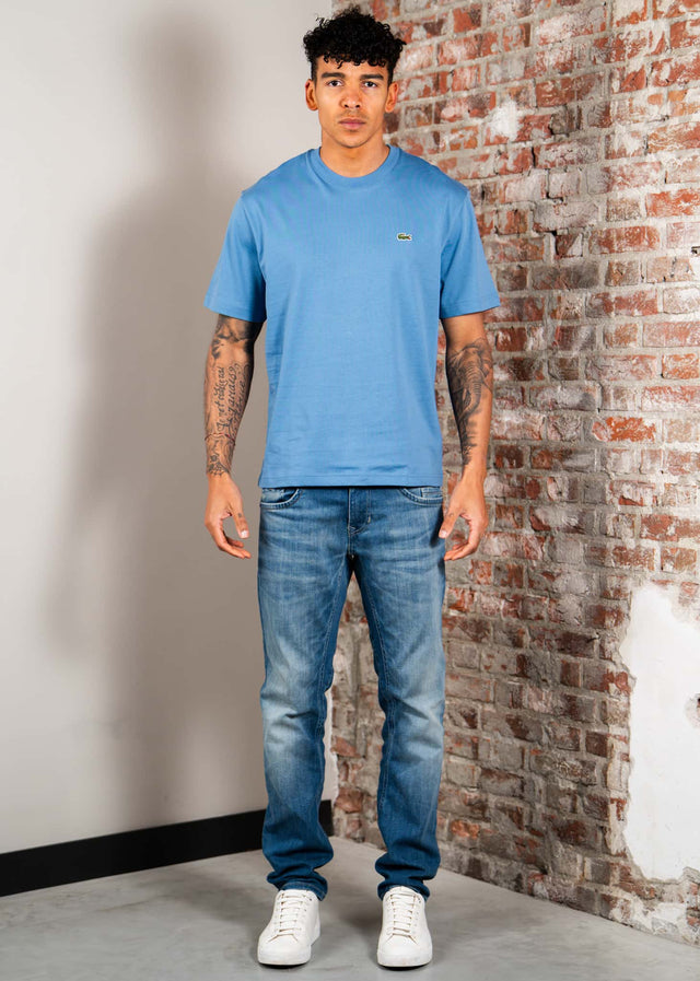 Lacoste T-shirts Cotton t-shirt - abyss blue