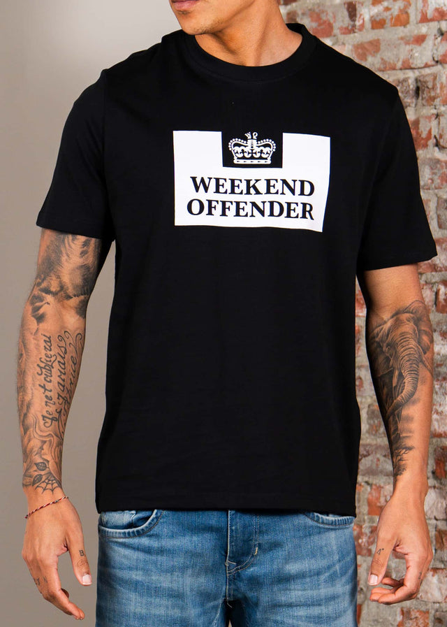 Weekend Offender T-shirts Prison - black