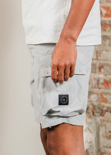 Marshall Artist Korte Broeken Woodvale cargo short - oceanic grey